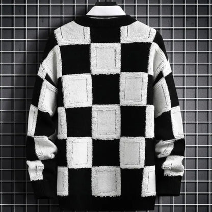 Kasjmier Trui Plaid Luxe Zachte Warme damestrui
