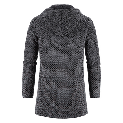 Gebreide Hoodie Heren Jas Warm en Comfortabel