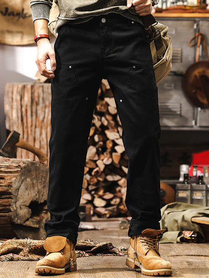 Heren Straight-Leg Utility Cargo Broek