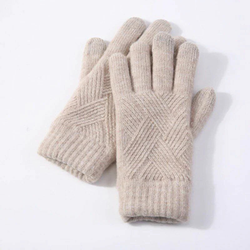 Dameshandschoenen Gebreid Warm Comfy
