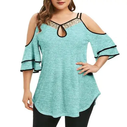 Plus-Size Blouse Nikki Stijlvol en Casual