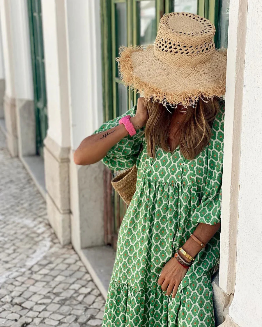 Dames Maxijurk Katoen Boho Stijl