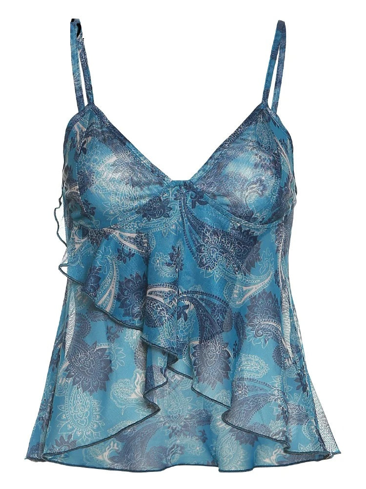 Doorzichtige VrouwentopSexy Blouse Mode - Mode Vibes