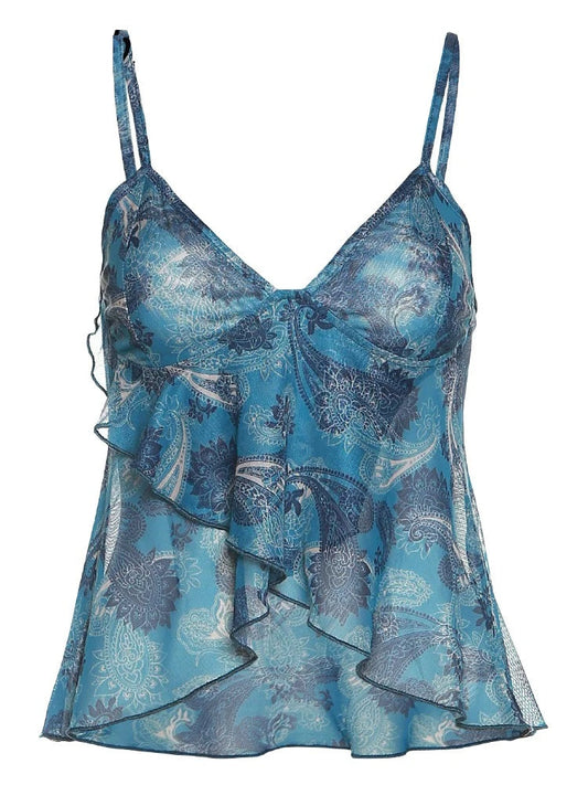 Doorzichtige VrouwentopSexy Blouse Mode - Mode Vibes