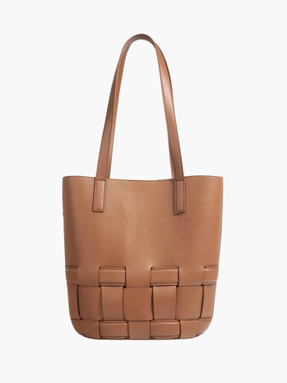 Leren Tas Gevlochten Design voor Dames
