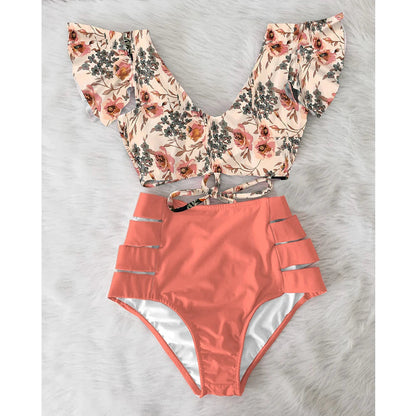 Tropische Bikini Eline Mode Kleurrijk Zomerbadpak