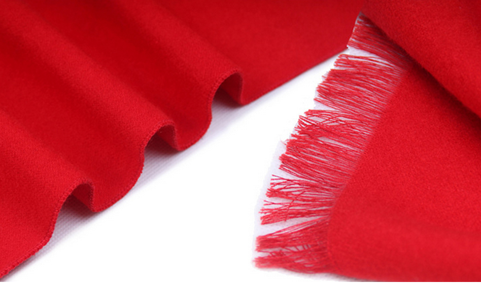 Rode Kasjmier Sjaal Zachte Warme Luxe Shawl