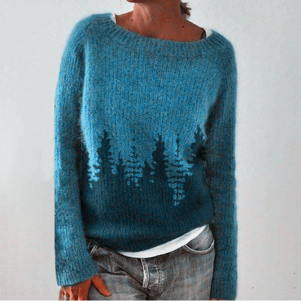 Retro Dames Trui Gebralloon Stijl
