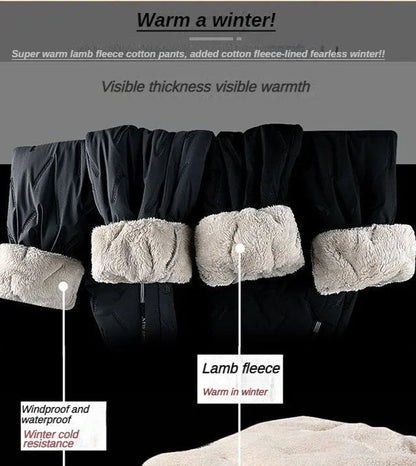Plus Size Fleece Joggingbroek Zacht Warm Winter