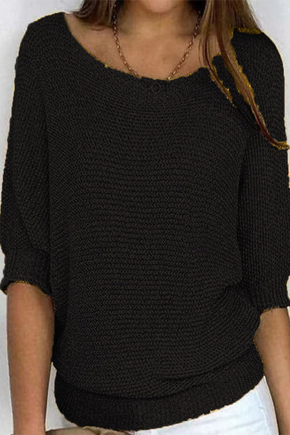 Dames Trui Vleermuismouwen Losse Fit