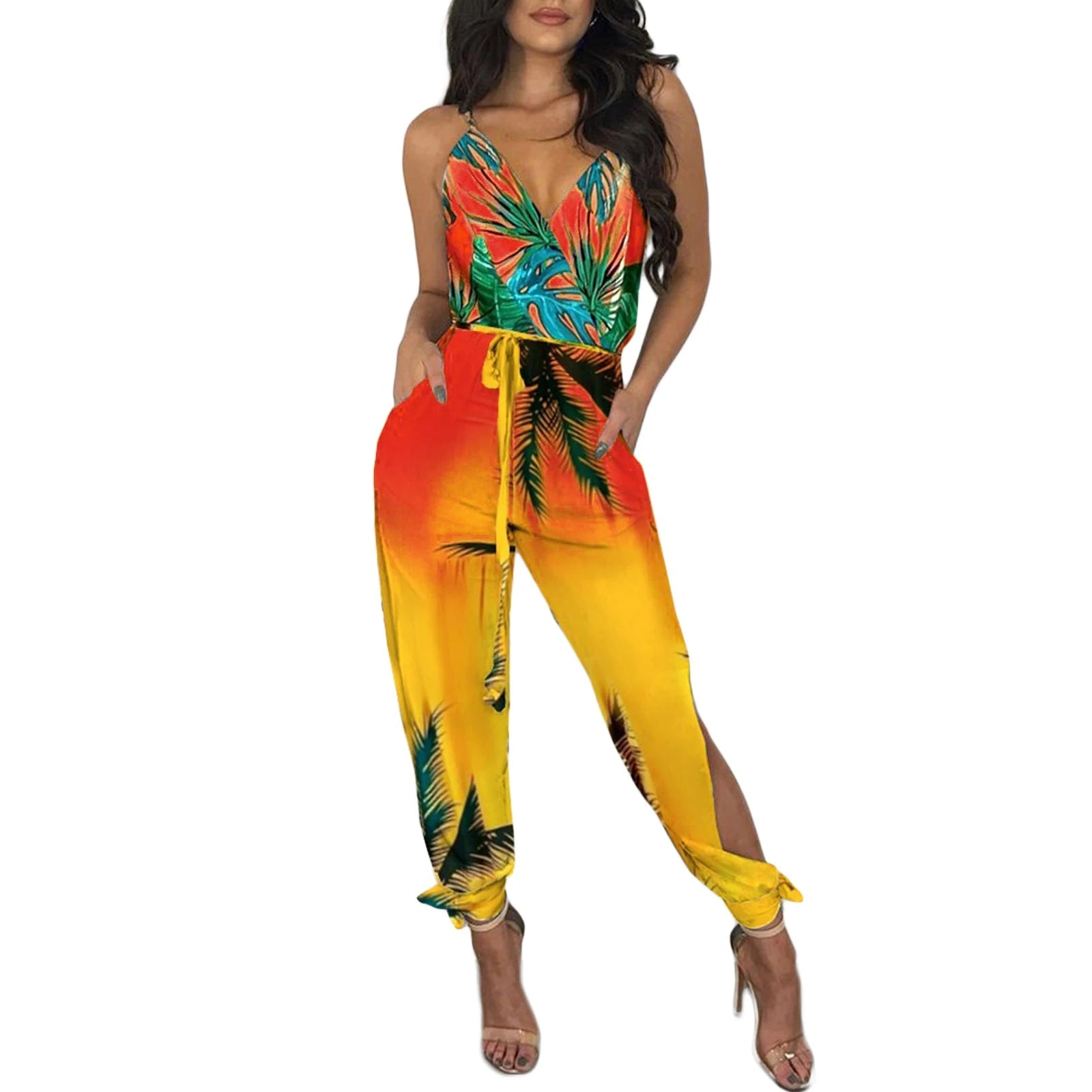 Plus Size Jumpsuit Zomer Jurk Casual Modisch - Mode Vibes