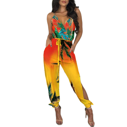 Plus Size Jumpsuit Zomer Jurk Casual Modisch - Mode Vibes