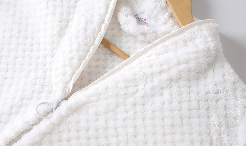 Luxe Fleece Badjas Zacht en Warm voor Dames en Heren