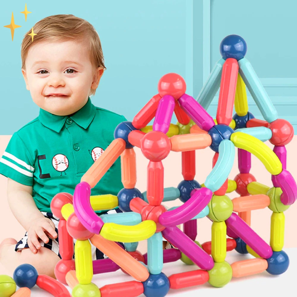Magnetische Bouwblokken 64 Stuks Speelgoed voor Kinderen