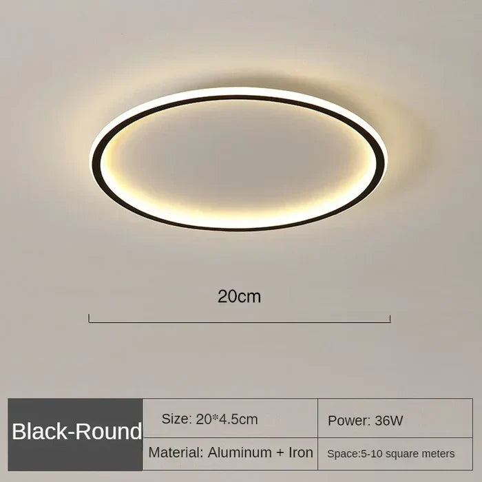 Ronde Plafondlamp Modern Scandinavisch Design AuroraSphere