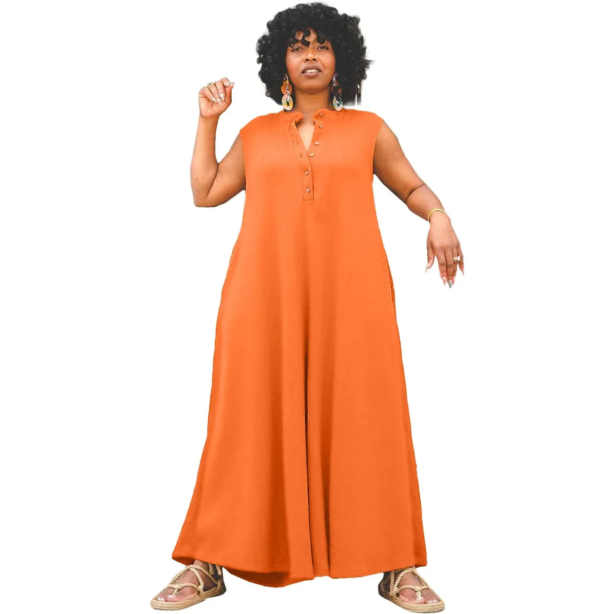 Plus Size Jumpsuit Stijlvol en Casual voor Vrouwen