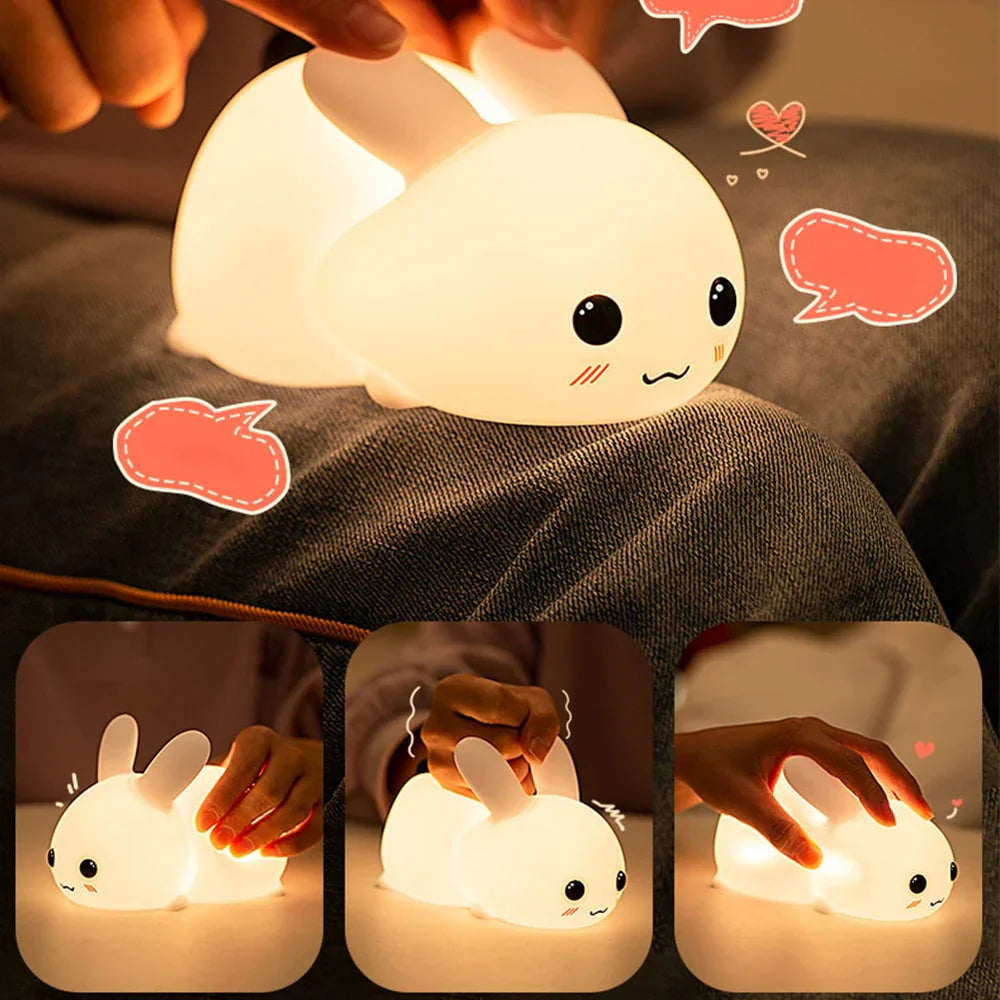Konijnen Nachtlampje BunnyGlow Zacht Lichtje