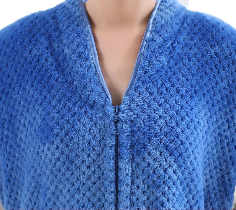 Luxe Fleece Badjas Zacht en Warm voor Dames en Heren