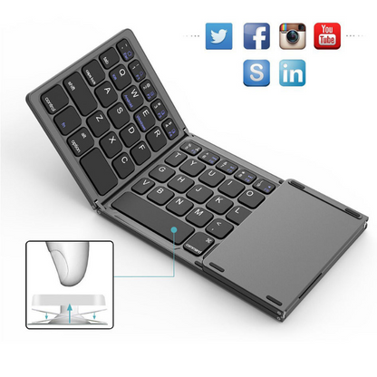 Bluetooth Toetsenbord Opvouwbaar Draadloos Compact - Mode Vibes