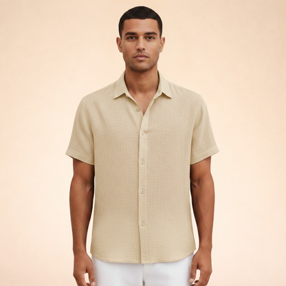 Lucas | Verfijnd casual polo Overhemd voor overdag