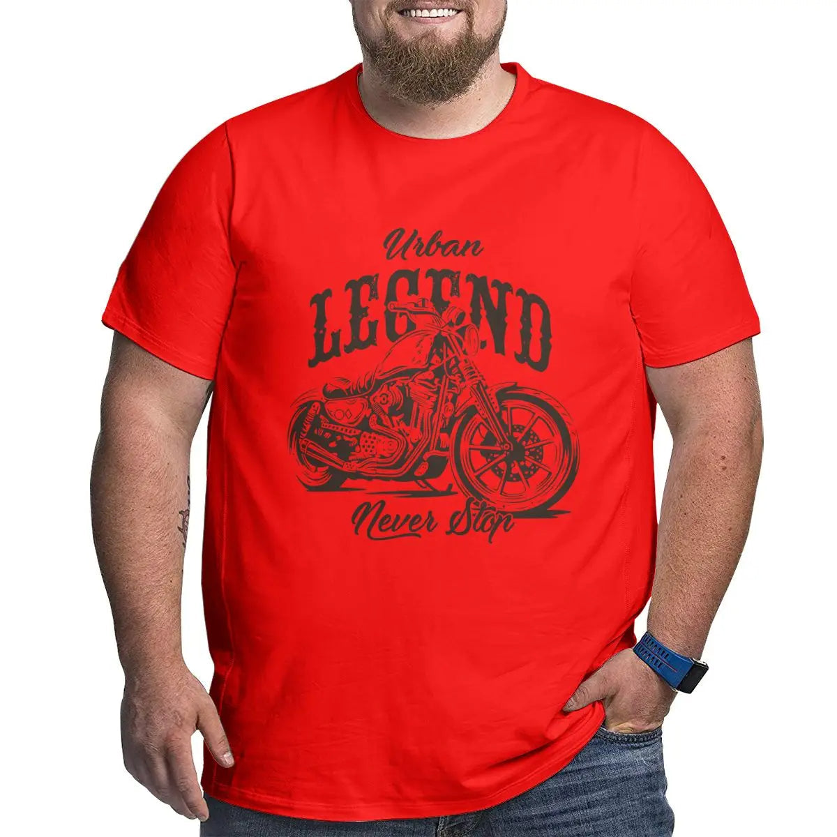 Plus Size T-Shirt Inspirerend Met Leuke Vibes
