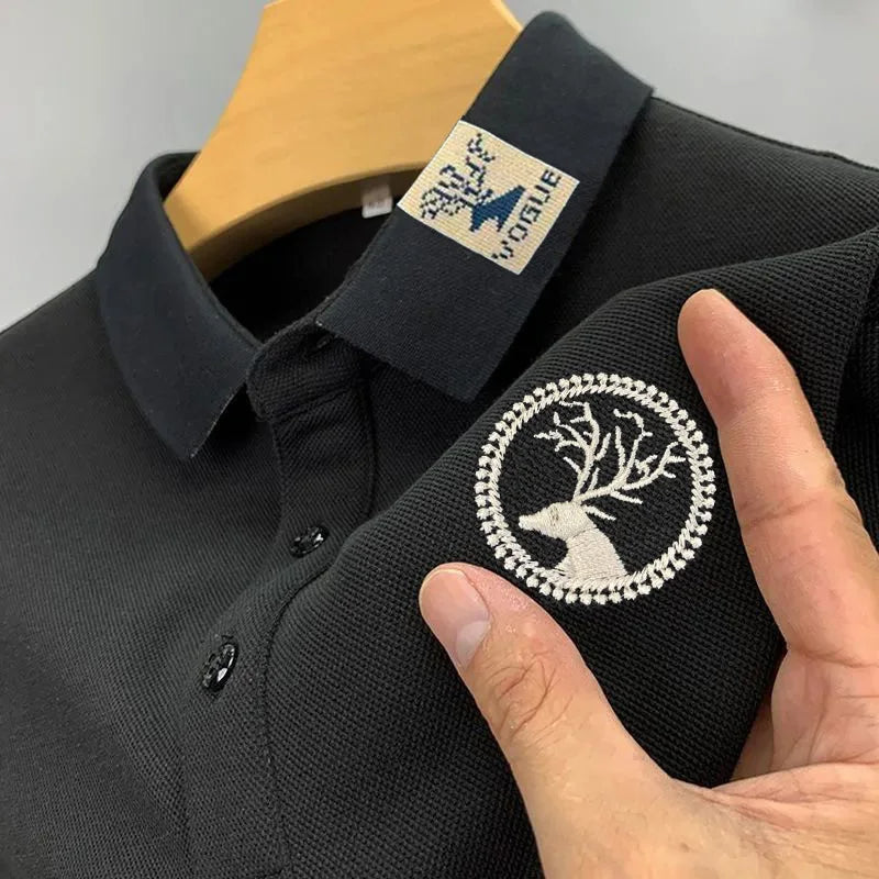 Klassiek Poloshirt Voor Mannen Ademend en Stylish