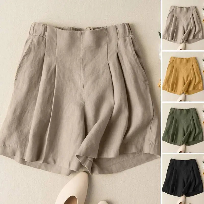 Plus Size Short Elise Casual Trendy Damesbroek - Mode Vibes