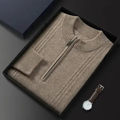 Herentrui Met Halve Rits Warm en Casual