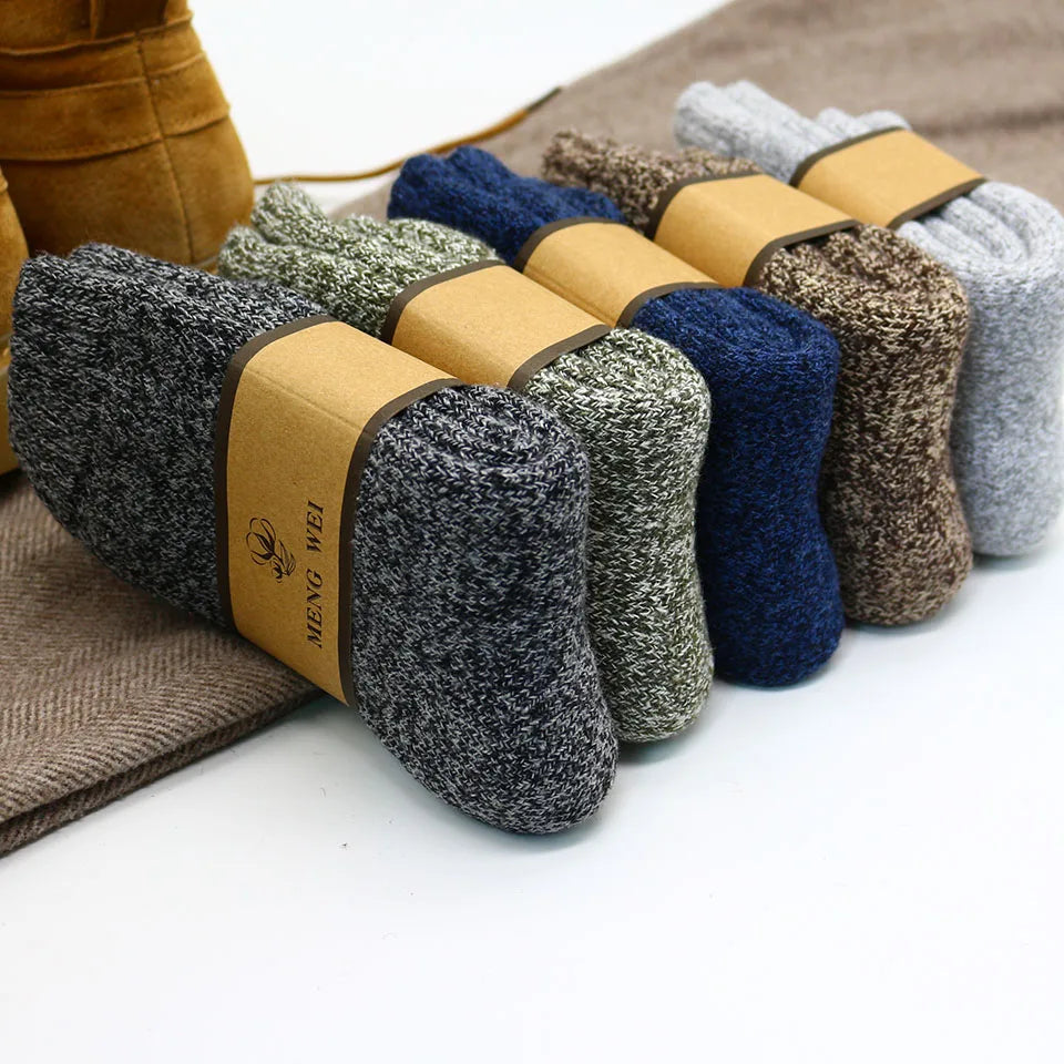 Kasjmier Sokken Retro Stijl Warm Luxe