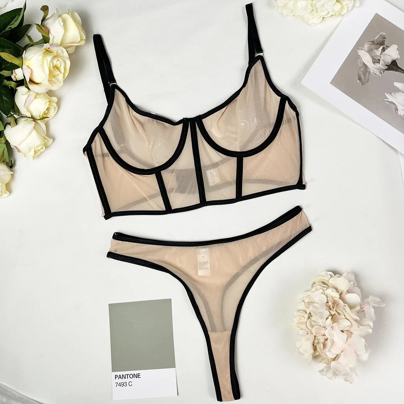 Lingerie Set Tweedelig Sexy Dame
