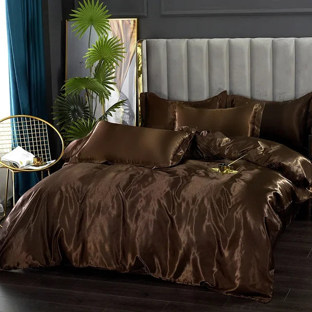 Zijde Beddengoed Set Luxe Satijn Soft