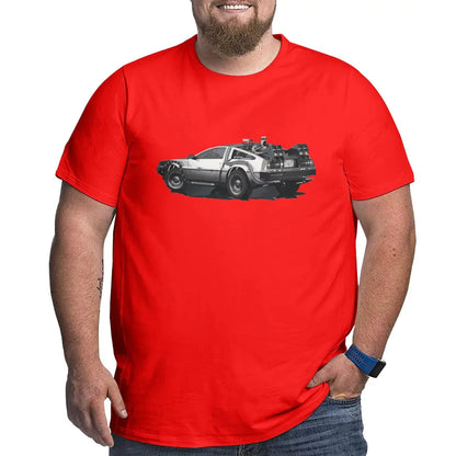 Delorean T-Shirt Back to the Future Klassiek voor Dames en Heren