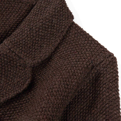 Gebreide Vest Sweatercoat Casual Heren