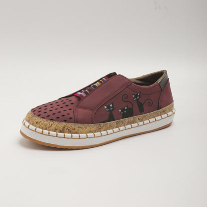 Retro Casual Schoenen Plat voor Dagelijks Gebruik