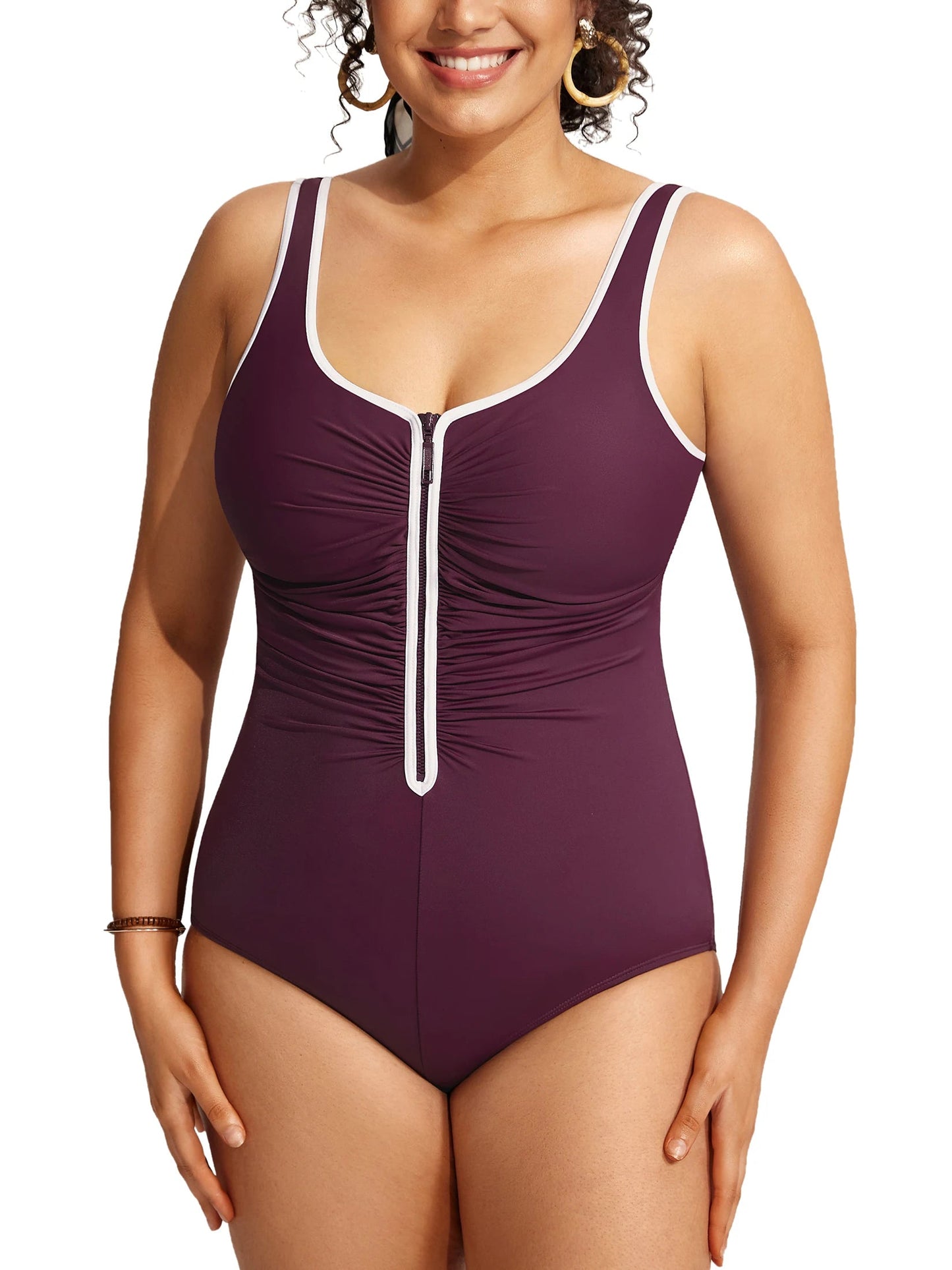 Plus-Size Badpak Nova Modieus Flatterend Design