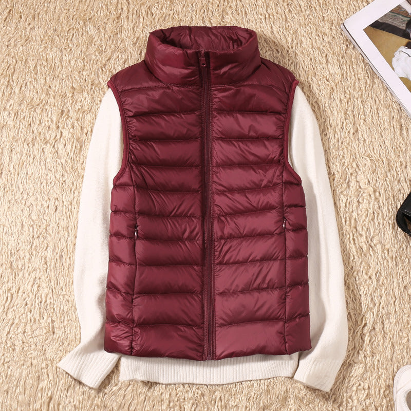 Dames Bodywarmer Lichtgewicht Gewatteerd Warme Vest