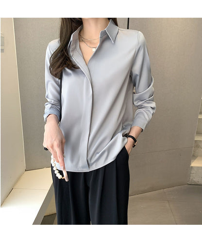 Dames Blouse Elegante Stijlvolle Korte Mouw