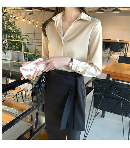 Dames Blouse Elegante Stijlvolle Korte Mouw