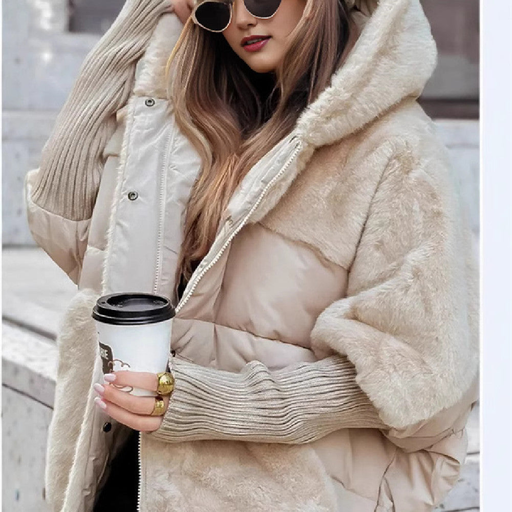 Dames Winterjas Faux Fur Capuchon Luxe Warm