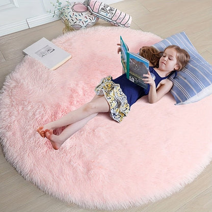 Rond Plush Vloerkleed Zacht en Zachtaardig Clouda