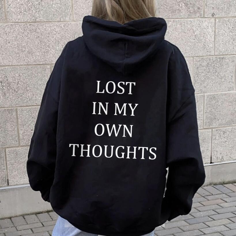 Dames Hoodie met Statements Tekst en Stijlvol Design