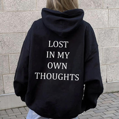 Dames Hoodie met Statements Tekst en Stijlvol Design