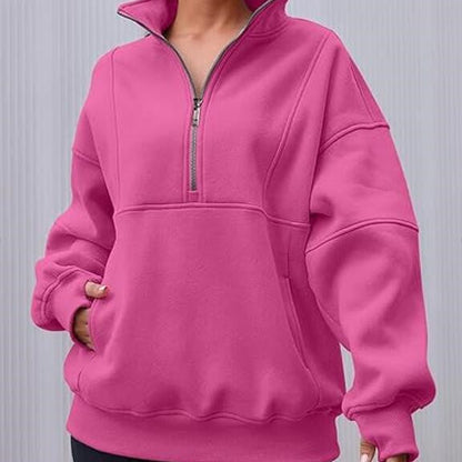 Dames Oversized Trui Warm en Comfortabel met Kangoeroezak