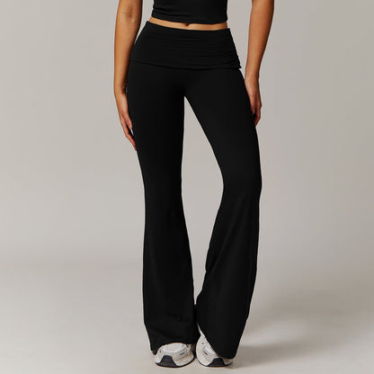 Yoga Broek Dames Comfortabel Hoge Taille Flared Sportbroek