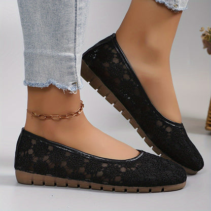 VELANORA- Bloemenpatroon Balletschoenen