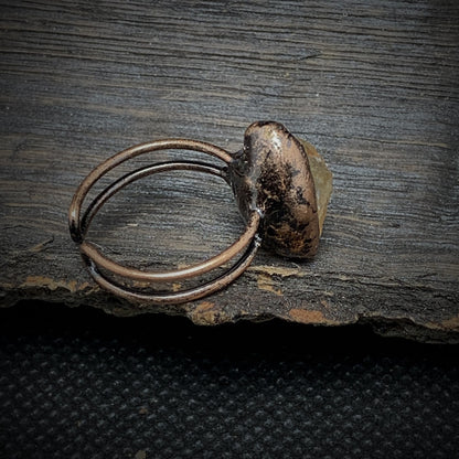 Natuurlijke Geboortesteen Ring Selina Zilver Kleur