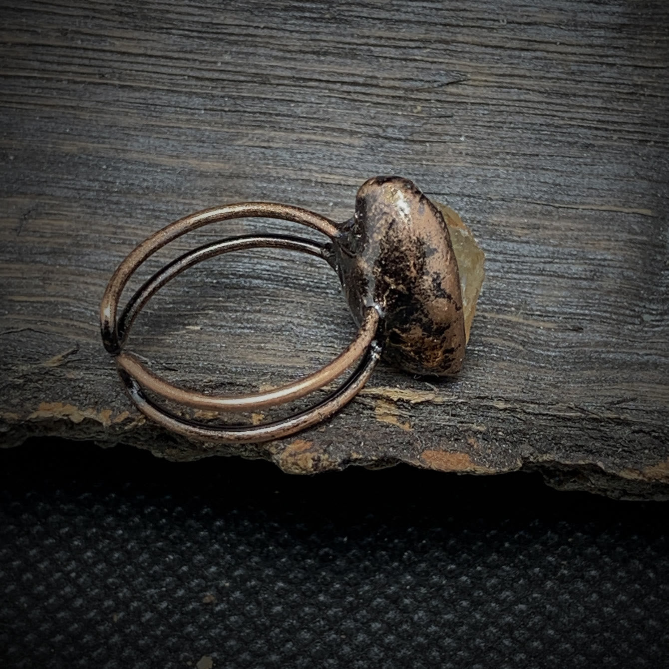 Natuurlijke Geboortesteen Ring Selina Zilver Kleur