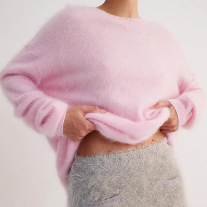 Dames Trui Gebreid Pastelkleurig Zacht en Trendy - Mode Vibes