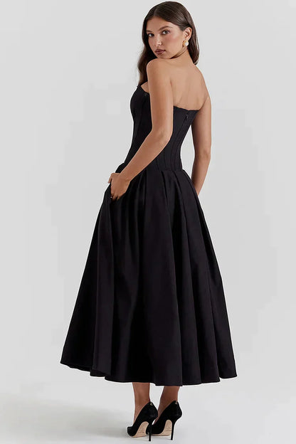 Aurora Elegant Strapless Jurk voor Iconische Schoonheid