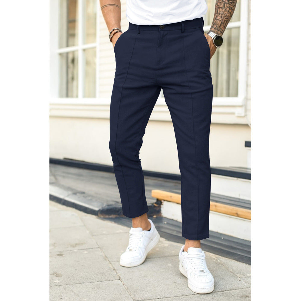 Casual en Elegante Heren Broek voor Vrije Tijd